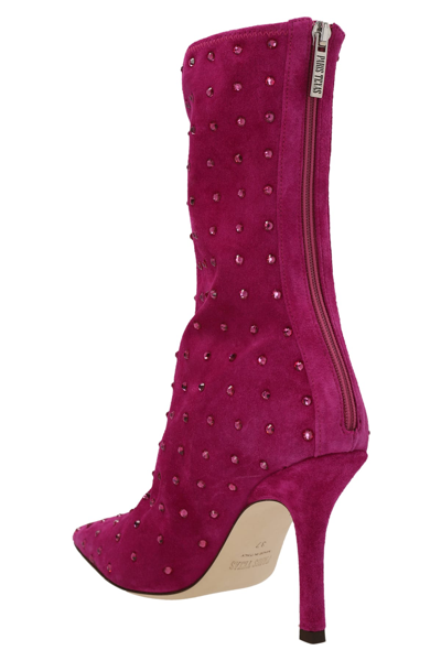 Shop Paris Texas Holly Mama Ankle Boots In Purple