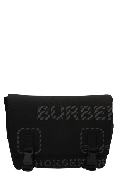 Shop Burberry Lock Crossbody Bag In Black