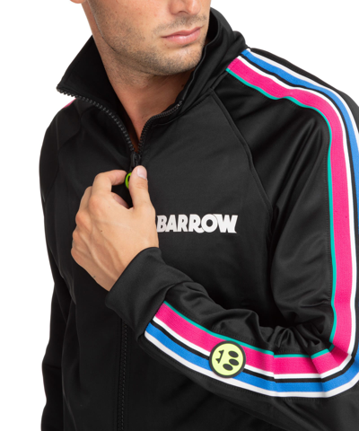 Shop Barrow Zip-up Sweatshirt In Black
