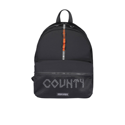 Shop Marcelo Burlon County Of Milan Logo Backpack In Black