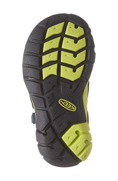 Keen Seacamp Ii Cnx Water Friendly Sandal In Black/ Brilliant Blue