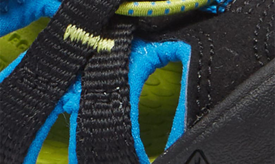 Keen Seacamp Ii Cnx Water Friendly Sandal In Black/ Brilliant Blue