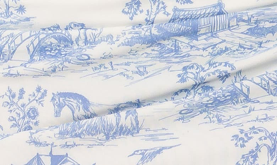 Edikted Delft Print Miniskirt In Mix