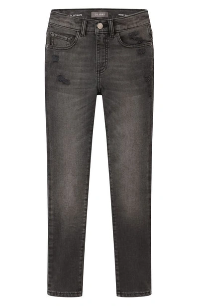 Shop Dl1961 Kids' Brady Slim Fit Jeans In Eclipse Distressed