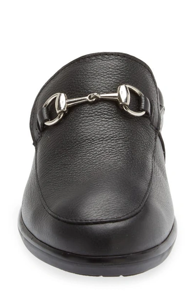 Shop Naot Halny Mule In Soft Black Leather