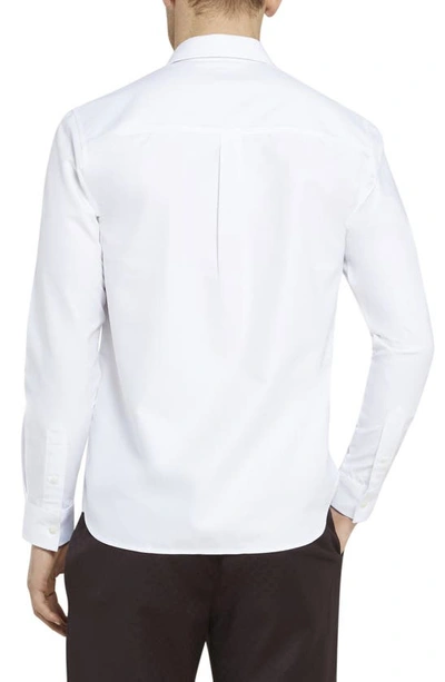 Shop Ted Baker Solurr Oxford Button-up Shirt In White