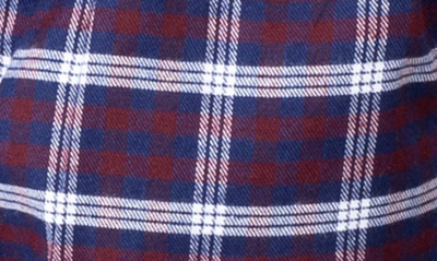 Sleephero Flannel Pajama Set In Sailor Navy/ Americana Plaid