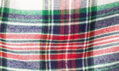 Sleephero Flannel Pajama Set In Dark Navy Tartan Plaid