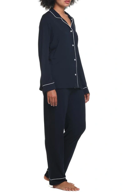 Papinelle Kate Jersey Pajamas In Black
