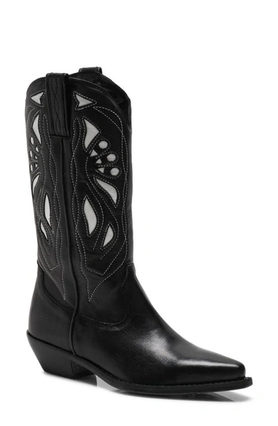 Free People Rancho Mirage Western Boot In Black