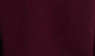 Shop Bottega Veneta Ribbed V-neck Cashmere Blend Sweater In Ox Blood