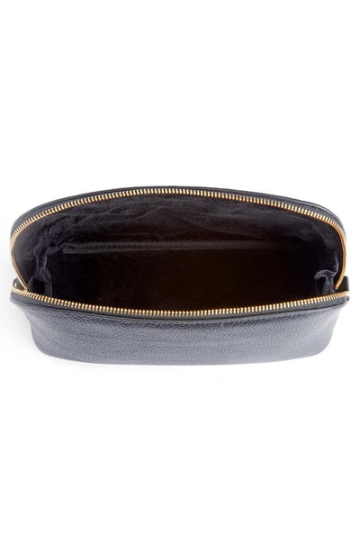 Royce New York Signature Cosmetic Bag In Black - Deboss