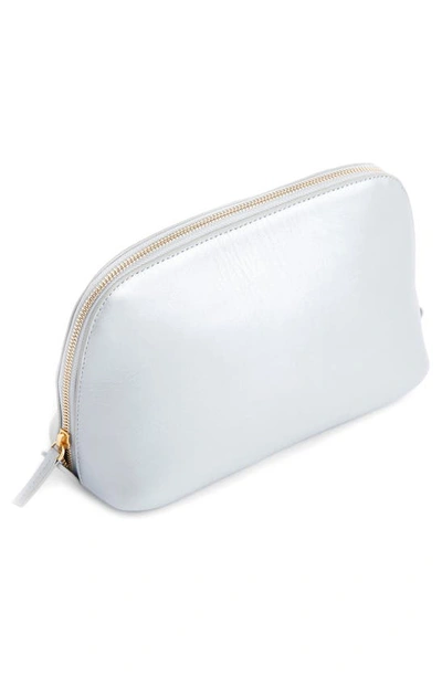 Royce New York Personalized Cosmetic Bag In Silver - Deboss