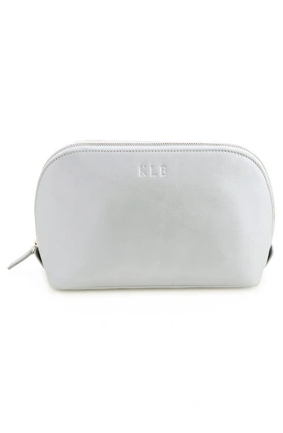 Shop Royce New York Personalized Cosmetic Bag In Silver - Gold Foil