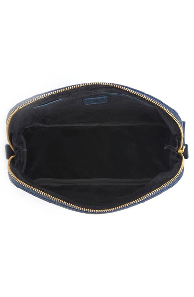 Shop Royce New York Personalized Cosmetic Bag In Navy Blue- Deboss