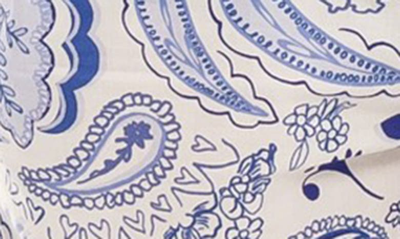 The Lazy Poet Drew Persian Pajama Pants In Blue