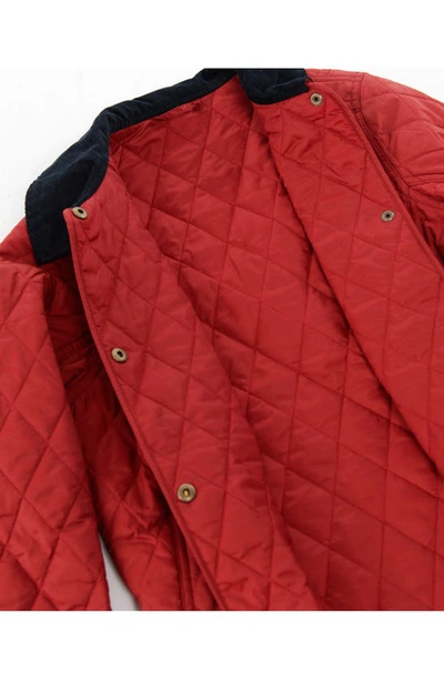 Shop Barbour Annandale Quilted Jacket In Dk Red
