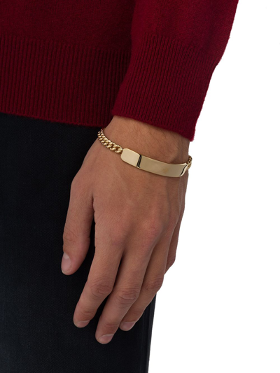 Shop Apc A.p.c. Men's Gold Metal Bracelet