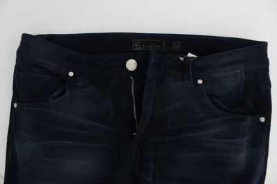 Shop Acht Blue Wash Cotton Stretch Slim Fit Men's Jeans