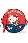 OLYMPIA LE-TAN Teddy Bear Dizzie appliquéd cotton-canvas shoulder bag