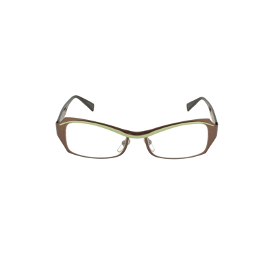 Shop Alain Mikli Women's Brown Metal Glasses