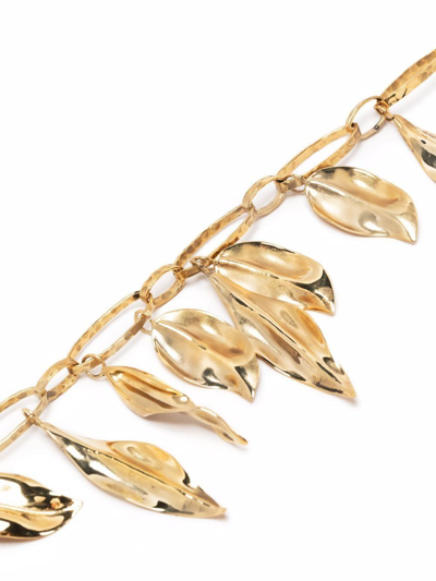 Shop Alberta Ferretti Women's Gold Metal Necklace