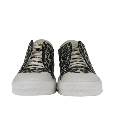 Alexander Mcqueen Men's Black / Ivory Leather Sneaker 462766 8436 (44 Eu / 10.5 Us) In Black / Ivory