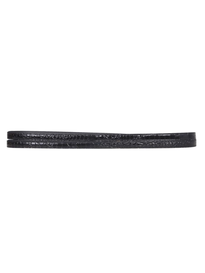 Shop Alexander Mcqueen Women's Black Other Materials Belt