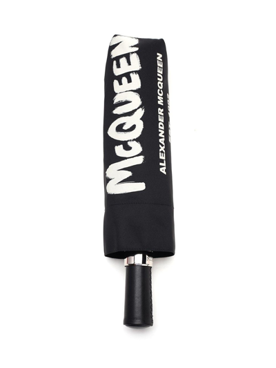 Shop Alexander Mcqueen Women's Black Other Materials Umbrella