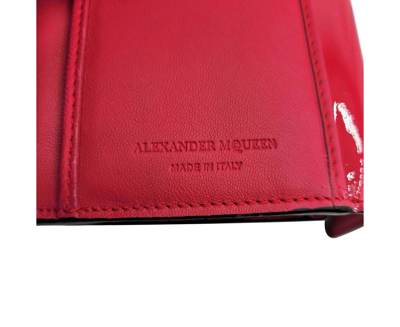 Alexander Mcqueen Mini Mock-croc Crossbody Bag With Small Skull In Hot Pink