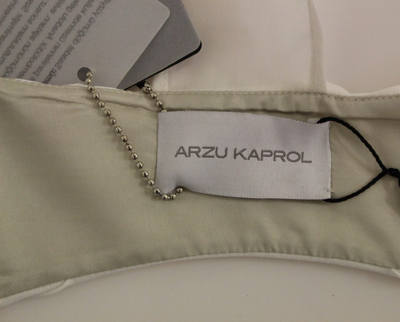 Shop Arzu Kaprol White Lashes Open Back Vest Women's Jacket