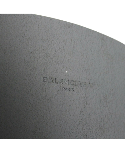 Shop Balenciaga Women's Grey Linoleum Wide Belt Gold Hardware (80 / 32)