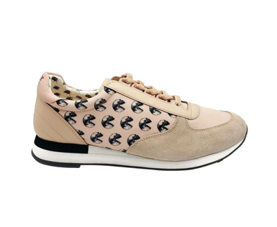 Bally Men's Pink Gavino Consumers Nylon / Leather / Suede Lace Up Sneaker (10 Eu / 11d Us) In Pink