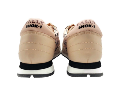Bally Men's Pink Gavino Consumers Nylon / Leather / Suede Lace Up Sneaker (10 Eu / 11d Us) In Pink