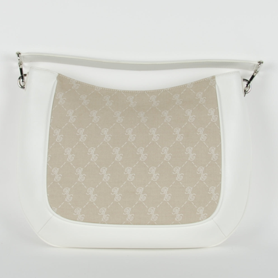 Shop Blumarine Bianco Cotton Women's Handbag