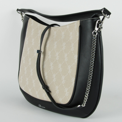 Shop Blumarine Black Cotton Women's Handbag