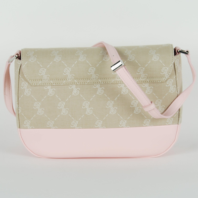 Shop Blumarine Pink Cotton Crossbody Women's Bag