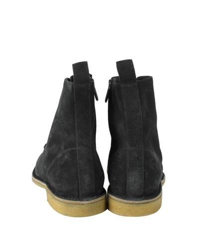 Bottega Veneta Men's Dark Gray Suede Side Zipper Lace-up Boot 427383 2015 In Dark Gray