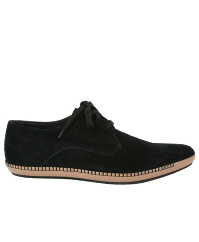 Shop Bottega Veneta Men's Black Suede Pointed Toe Dress Shoe 512171 1000