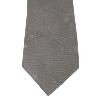 Shop Bottega Veneta Men's Grey / Metallic Silk Tie 298553 1581