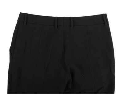 Burberry Women's Black Stretchy Trousers Legging With Zippers 4050389 (40 Eu / 06 Us) In Black
