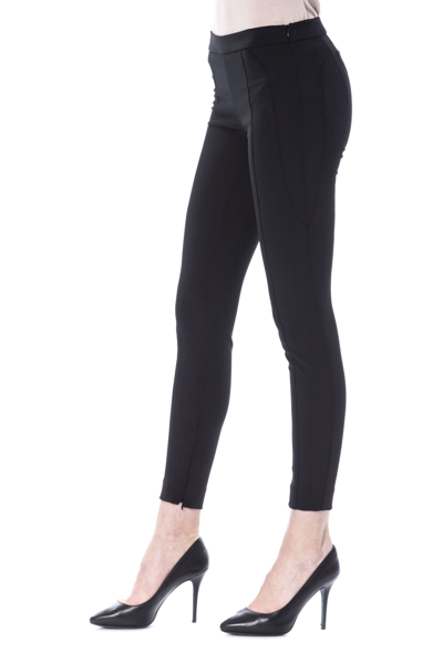 Shop Byblos Black Polyester Jeans &amp; Women's Pant
