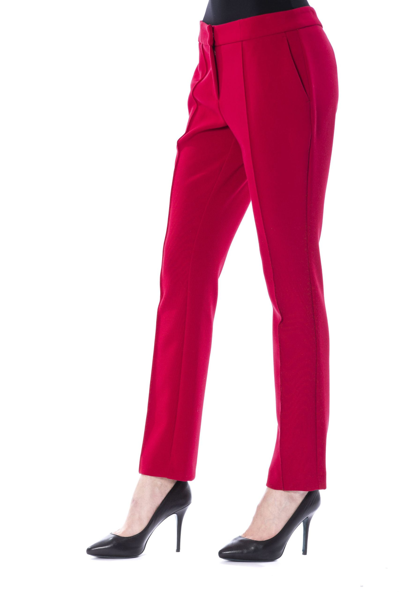Shop Byblos Fuchsia Polyester Jeans &amp; Women's Pant