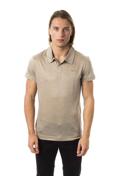 Shop Byblos Gray Cotton Men's T-shirt
