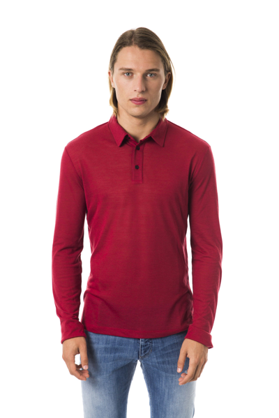 Shop Byblos Red Polyester Men's T-shirt