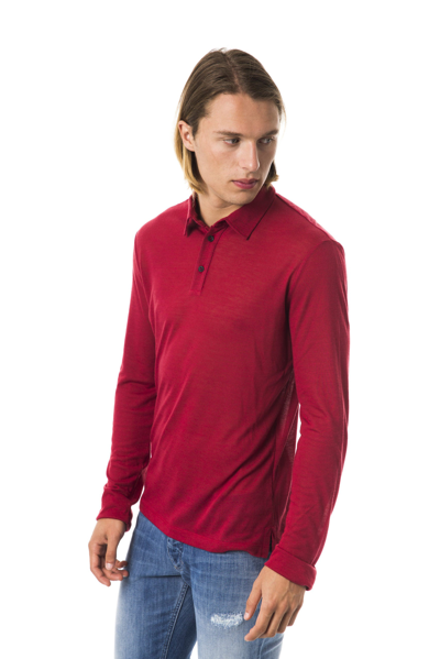 Shop Byblos Red Polyester Men's T-shirt
