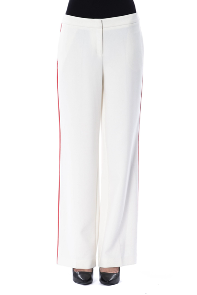 Shop Byblos White Polyester Jeans &amp; Women's Pant