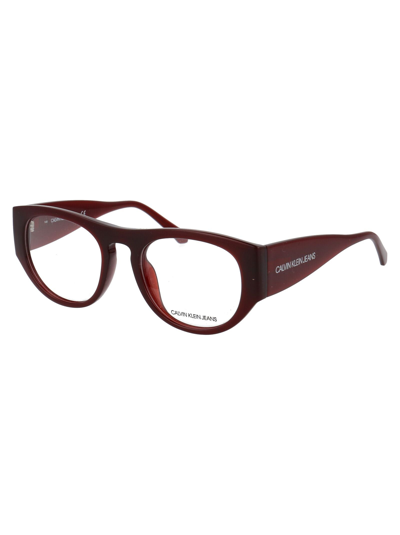 Shop Calvin Klein Jeans Est.1978 Calvin Klein Jeans Women's Red Acetate Glasses