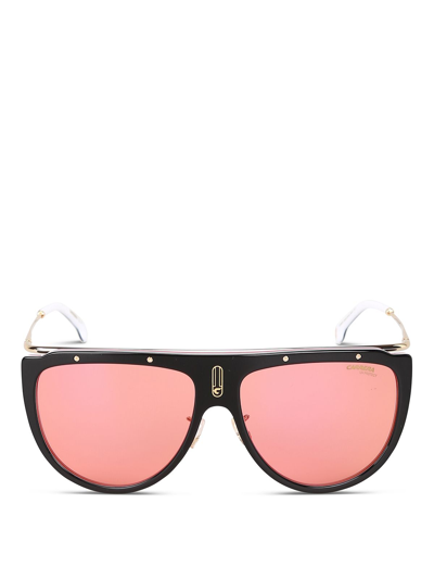 Shop Carrera Women's Black Metal Sunglasses