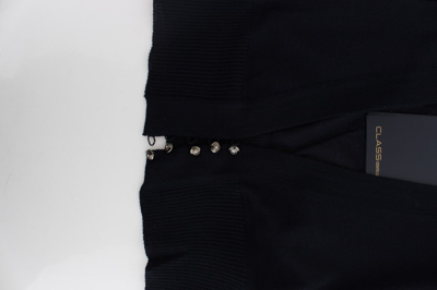 Shop Cavalli Black Cropped Wool Women's Cardigan